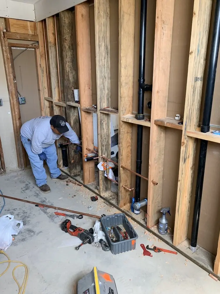 Commercial rough-in plumbing for Trenchless Sewer Repair in Clarkston